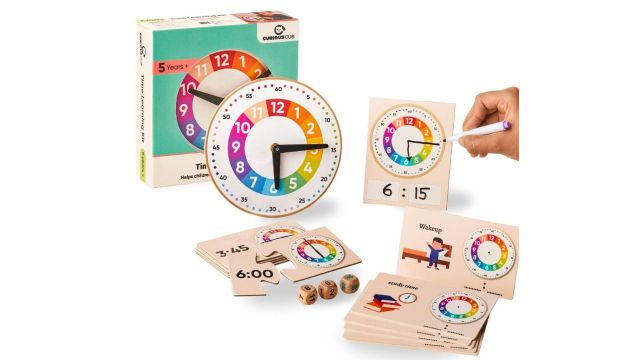Curious Cub Learning Clock for Kids