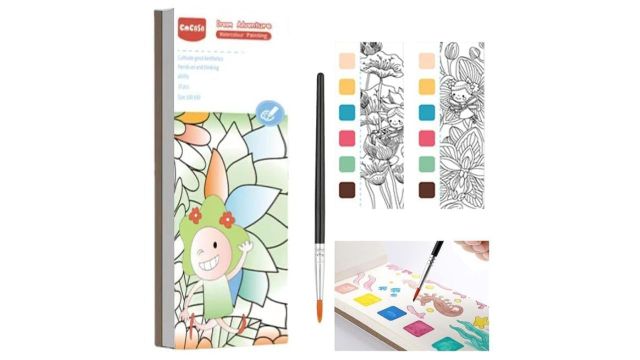 Dream Adventure Pocket Watercolor Painting Book Set