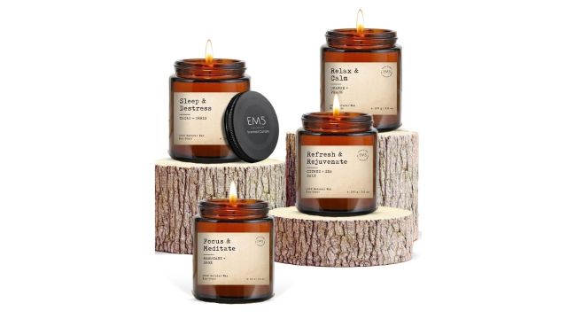 EM5 Aromatherapy Scented Candles Set