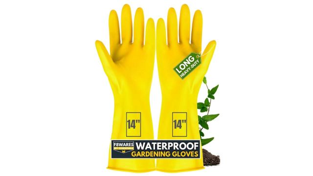F8WARES Heavy Duty Gardening Gloves