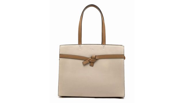 Grey Shopper Tote for 12-Inch Laptop