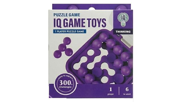 IQ Puzzle Game Combo Purple & Black