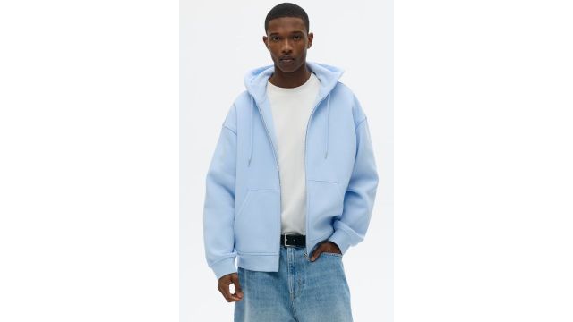 Loose Fit Zip-through Hoodie