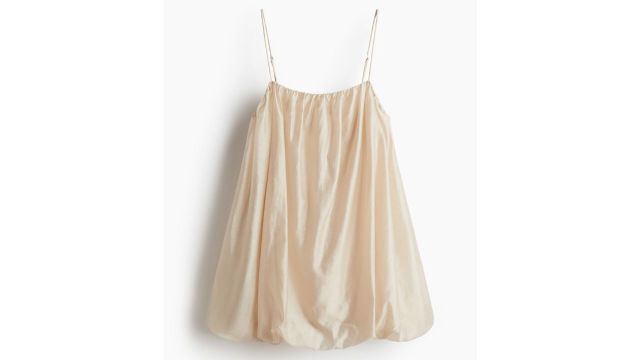 Lyocell-blend Balloon Dress