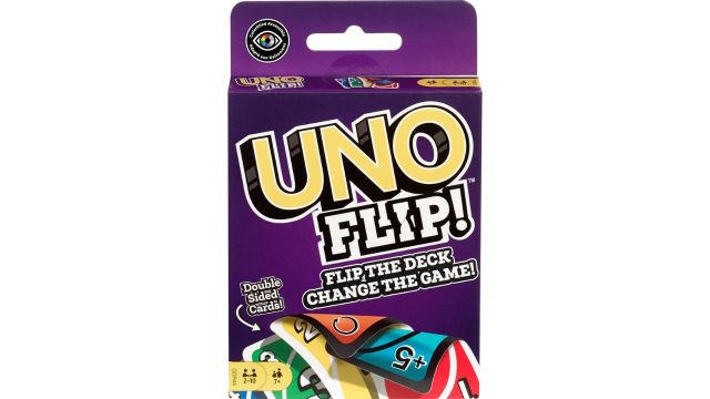 Mattel Games UNO Flip Side Card Game