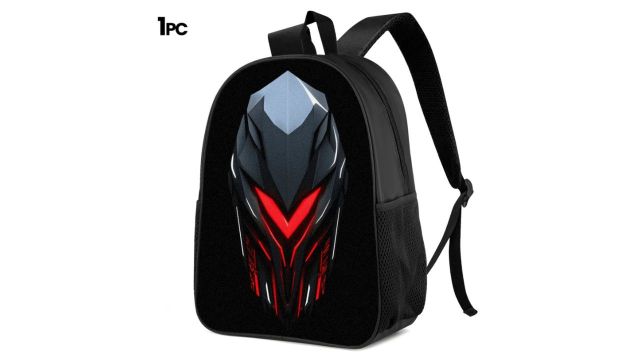 Mecha Print Student 3-Piece Set Campus Backpack