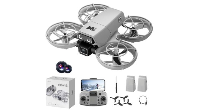 Mini Remote-Control Drone With Camera