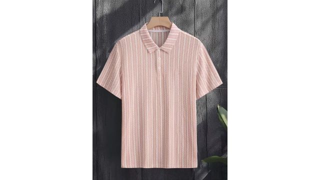 Lightweight Multicolor Striped Polo