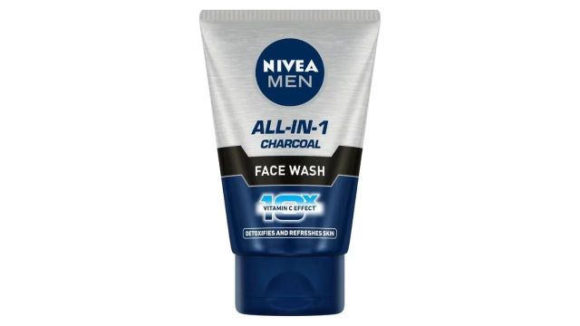 Nivea Men All-In-One Charcoal 10X Vitamin C Face Wash