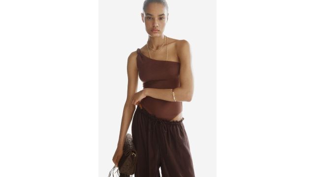 One-shoulder Thong Body