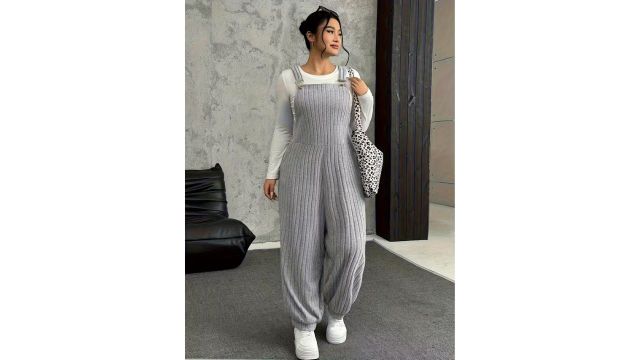 Plus Size Stylish And Versatile Overalls