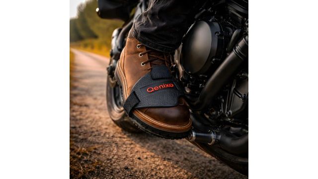 QENIXO Motorcycle Shoe Protector Gear Shift Pad Cover