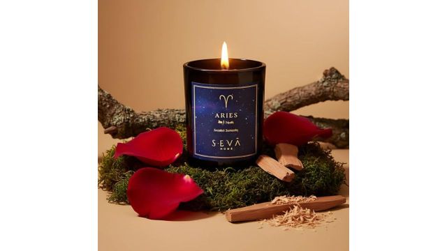 SEVA HOME Aries Zodiac Candle