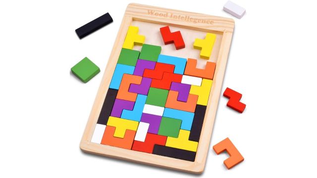 SHINETOY Wooden Tangram Puzzle