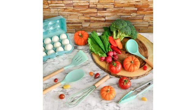 Sakoraware Silicone Kitchen Utensils 12 Pcs Set