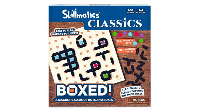 Skillmatics Magnetic Dots & Boxes Game
