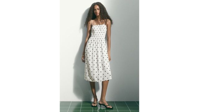 Smocked Strappy Dress