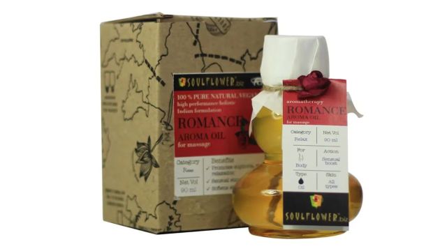Soulflower Romance Aroma Massage Oil