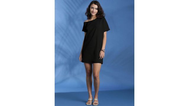 Stylecast X Kotty Off-Shoulder T-shirt Mini Dress 