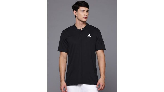 Henley Neck ClimaCool tennis T-shirt
