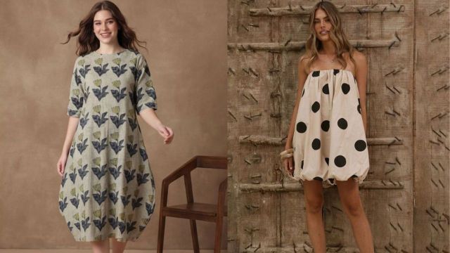 Top printed balloon dresses to consider