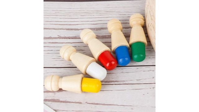 ToyTastic Wooden Memory Match Stick Chess Game