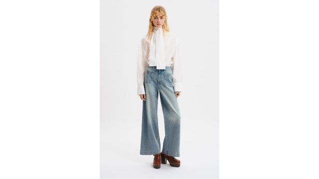 Wide High Jeans