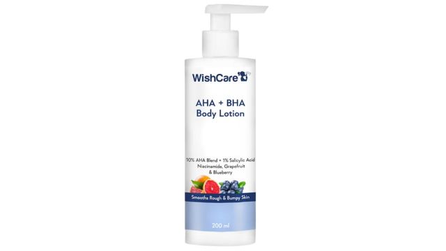 WishCare AHA + BHA Exfoliating Body Lotion