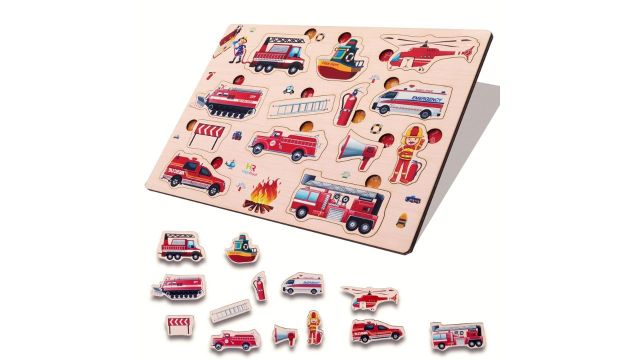 Wooden Fire Brigeds Puzzle