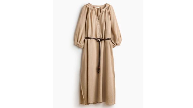 H&M Oversized Tie-belt Dress 