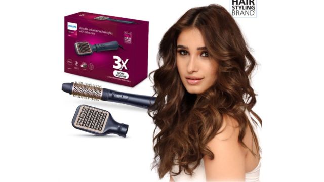 2-in-1 Airstyler with 3X Volume 50% Less Hair Breakage & 2 Attachments - BHA531