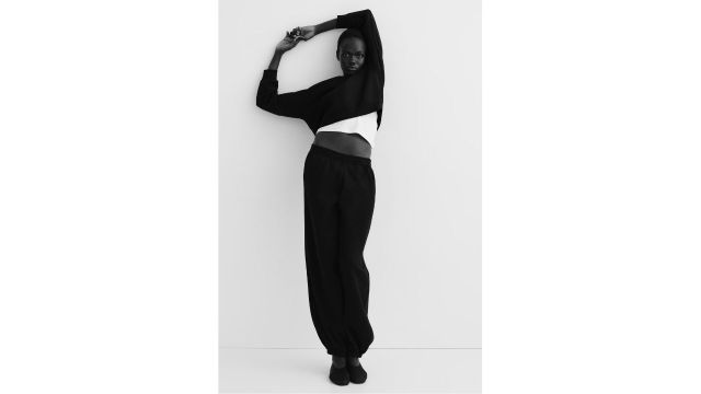 2-piece Sweatshirt Set in Black