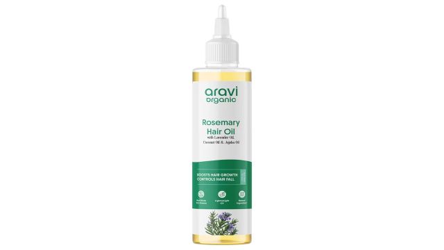 Aravi Organic Rosemary Lavender Hair Growth Carrier Oil