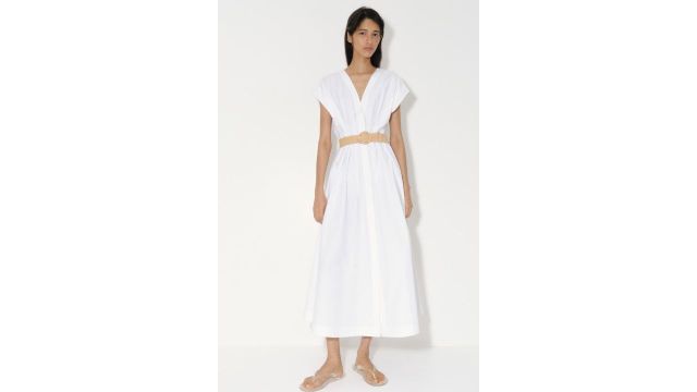 Belted Cotton Dress