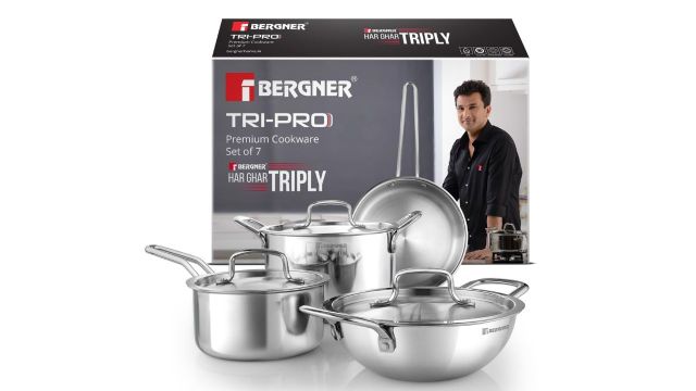 Bergner TriPro 7 Piece Cookware Set