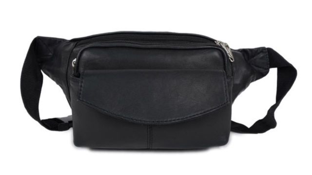 Cimoni Unisex Leather Waist Bag