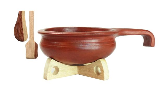 Craftsman India Unglazed Clay Handi