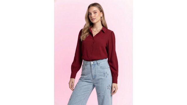 Dressberry Textured Casual Shirt