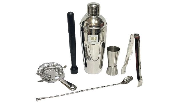 Dynore Stainless Steel 6-Piece Bartender Martini Kit
