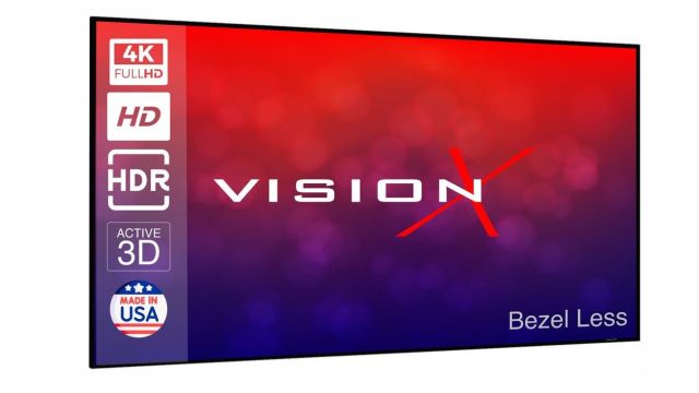 Edgeless Fixed Frame 150-Inch Projector Screen