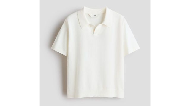 Fine-knit Cotton Polo Shirt