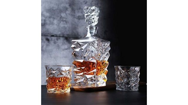 Five-Piece Decanter and Glass Set