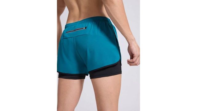 JOY Unisex Running Shorts with Back Zipper Pocket