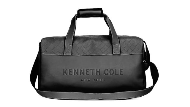 Kenneth Cole Faux Leather Travel Duffel Bag