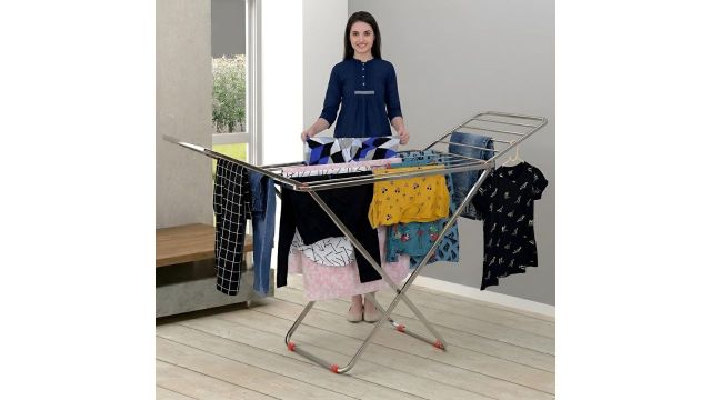LiMETRO STEEL Foldable Cloth Dryer Stand
