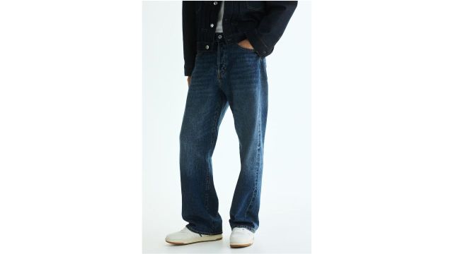 Loose Jeans in Denim Blue