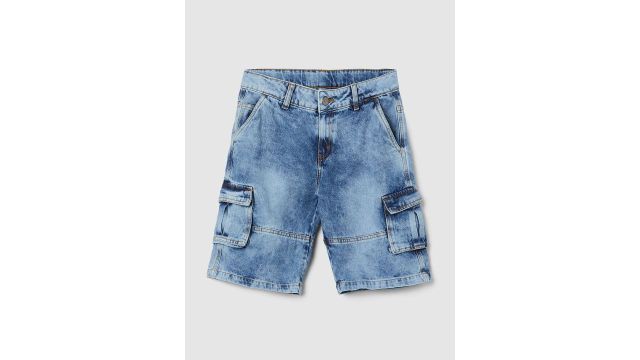 Max Boys Washed Denim Shorts Technology