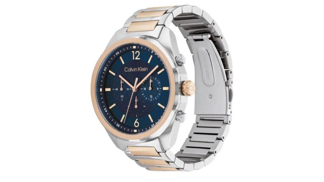 Men Ck Force Bracelet Style Analogue Chronograph Watch 25200265-Blue