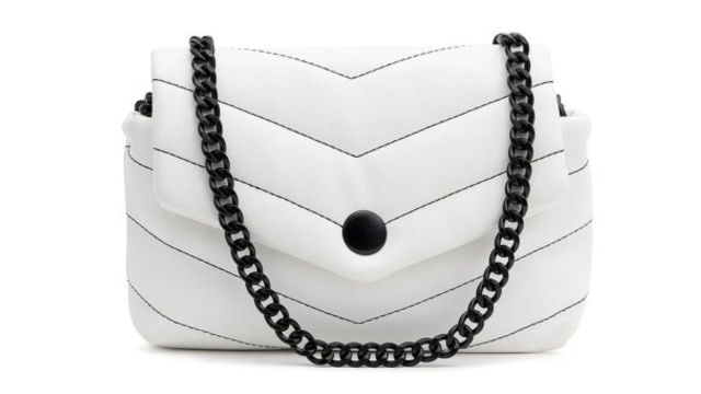 Mia White Sling Bag