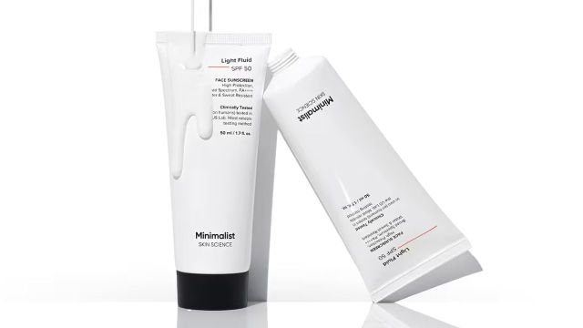 Minimalist Light Fluid SPF 50 Face Sunscreen